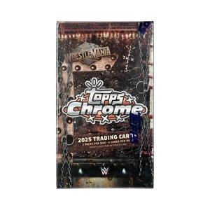 Коллекционные карточки 2025 Topps Chrome WWE Cactus Jack x Wrestlemania Box