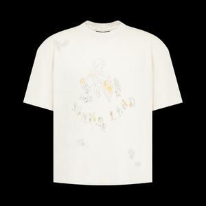 Футболка с коротким рукавом Nahmias Scribble Boxy Tee 'Egg White Jersey'