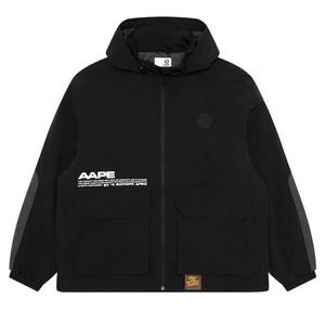 Куртки AAPE Moonface Hooded Jacket 'Black'