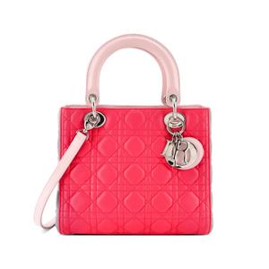Стеганая сумка-сэтчел Tricolor Lady Dior Bag Cannage Quilt