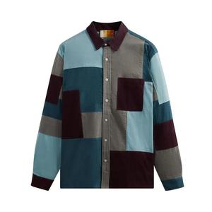 Рубашки на пуговицах Kith Patchwork Cord Ludlow Shirt 'Largo'