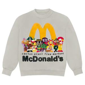Свитера Cactus Plant Flea Market x McDonald's Cactus Buddy! And Friends Crewneck 'Cement'