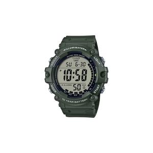 Мужские цифровые часы AE-1500WHX-3A Зеленые часы на ремешке из смолы для мужчин