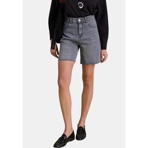 Серые джинсовые шорты с высокой талией в стиле City Boy Twoss26Sr17