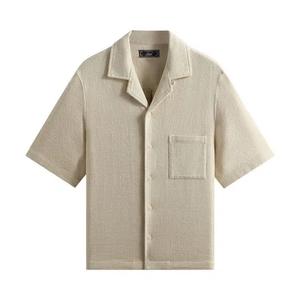 Рубашки на пуговицах Kith Soft Woven Cropped Beckham Camp Collar Shirt 'Waffle'