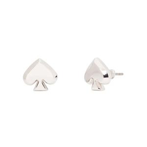 Повседневные серьги-гвоздики Spade Metal Studs в серебре o0ru3068