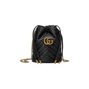 Ведерки Gucci GG Marmont Mini Bucket Bag «Black»