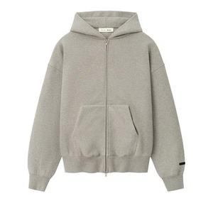 Худи Fear of God Essentials Classic Zip-Up Hoodie 'Warm Heather'