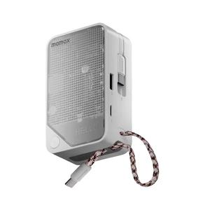 Momax 1-POWER X+ Внешний аккумулятор 10000 мАч с двумя встроенными USB-C кабелями - Белый