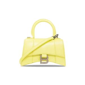 Сумки Top Handles Balenciaga XS Hourglass Top Handle Bag 'Lime'