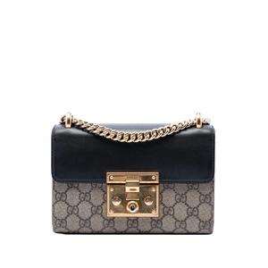 Маленькая сумка через плечо Padlock с узором GG Supreme (2016-2026 годы)
