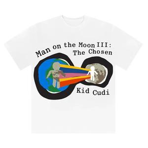 Футболки Cactus Plant Flea Market x Kid Cudi For MOTM III Heaven On Earth Tee 'White'