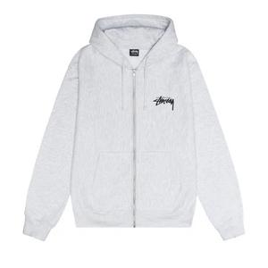 Молнии Stussy Shattered Zip Hoodie 'Ash Heather'