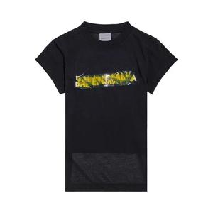 Футболки с коротким рукавом Balenciaga Logo T-Shirt 'Черный'