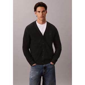 Кардиган с длинным рукавом из текстурированного хлопка - Calvin Klein Jeans