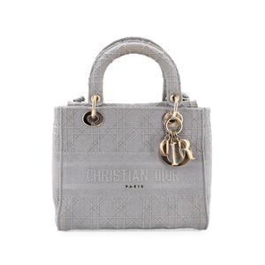 Сумка-сэтчел Lady D-Lite Bag Cannage среднего размера