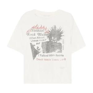 Футболки Todo Pasa Satanic Rock Music T-Shirt 'White'