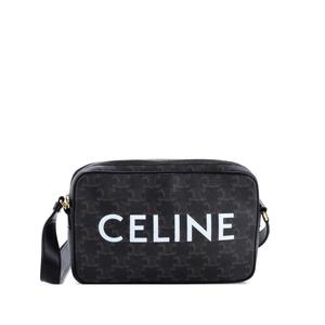 Сумка через плечо Logo Messenger Bag Triomphe Coated Canvas Medium
