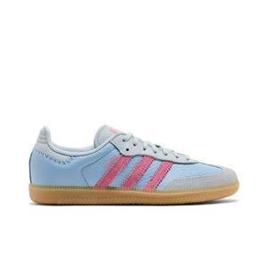 Повседневные футбольные кроссовки adidas Samba J 'Blue Pink'
