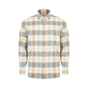 Фланелевые рубашки Auralee Super Light Wool Check Shirt 'Светло-коричневая клетка'