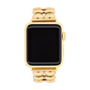 APPLE STRAPS Женский ремешок IONIC PLATED THIN GOLD STEEL & CRYSTALS - 14700336