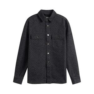 Овершоты Casablanca Laser Monogram Denim Shirt 'Black Laser'