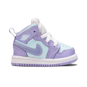 Баскетбольная обувь для отдыха Air Jordan 1 Mid TD 'Purple Pulse'