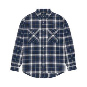 Фланелевые рубашки PURPLE BRAND Plaid Flannel Shirt «Black»