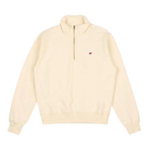 Полузастёжка-молния New Balance Made In USA Quarter Zip Pullover 'Macadamia Nut'