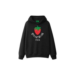 Худи Crisathena Strawberry в черном цвете