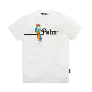 Футболки Palm Angels Parrot Vintage Tee 'Белый/Черный'