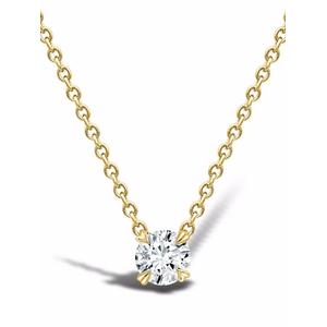 Колье из желтого золота с бриллиантом Windsor 0.32ct