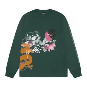 Футболки Stussy Strike Long-Sleeve Tee 'Лесной'