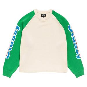 Свитеры Stussy Two Tone Raglan Sweater 'Натуральный'