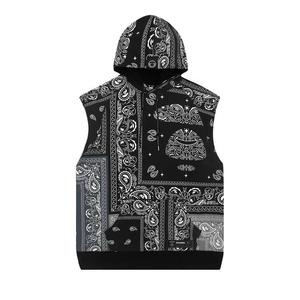 Майки AAPE Printed Hooded Tank Top 'Black/White'