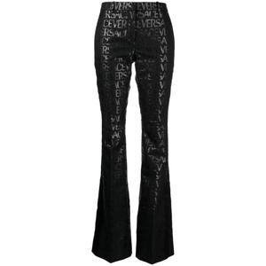 Расклешенные брюки Versace Allover