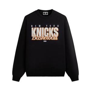 Свитера с круглым вырезом Kith For The New York Knicks классический винтажный свитер Nelson «Черный»