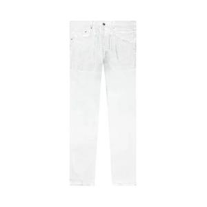 PURPLE BRAND Иридесцентные перламутровые скинни-джинсы 'Worn White'