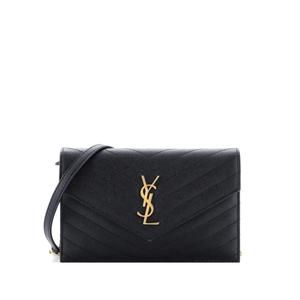 Маленькая сумка через плечо Classic Monogram Wallet on Chain Matelasse Chevron