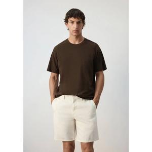 Футболка Relaxed Fit из смеси хлопка и льна
