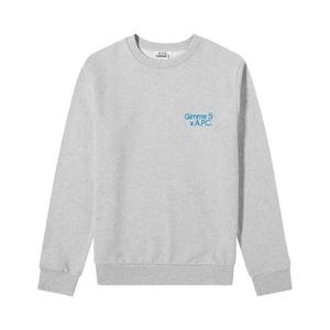Круглый вырез A.P.C. Michele Свитшот 'Серый'