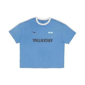 Футболки с коротким рукавом Cactus Jack by Travis Scott x Nike Argentina Total 90 Tee 'Blue'