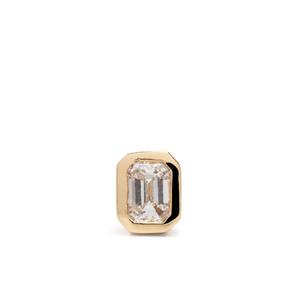 Серьга-гвоздик Mini Diamond из желтого золота