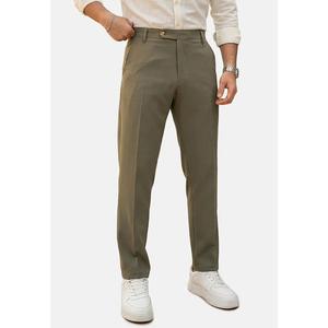 Хаки эластичные стрейч-ткани брюки slim fit до щиколотки мужские Tmnss26Pl00019