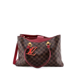 Сумка-тоут LV Riverside Handbag Damier с кожей