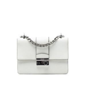 Маленькая сумка через плечо Saffiano Sound Lock Chain (2010-2025 годы)