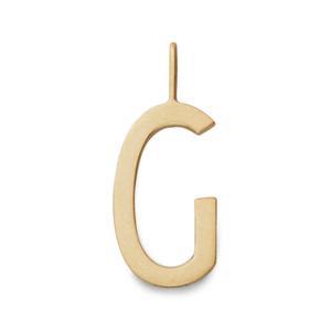 Колье с подвеской G