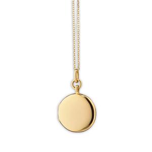 Колье Quinn Locket из желтого золота