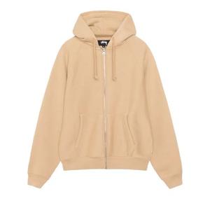 Топы Stussy Relaxed Zip Hoodie 'Khaki'