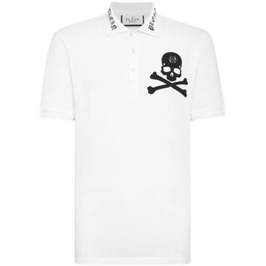 Рубашка поло с принтом Skull